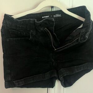 Old Navy Black Denim Shorts